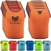 German Wear Trainingsleibchen GWLB01 6er Pack (Spar-Set, 6er-Pack) 6er pack Fußball Leibchen Trainingsleibchen