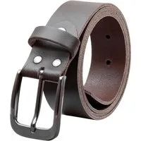 COLOGNEBELT Ledergürtel OM434-SL-Dunkelbraun MADE IN GERMANY, Dunkelbraun Kürzbar, 100 % Echtleder, Unisex