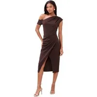 LIPSY Midikleid Lipsy schulterfreies Midikleid, Petite (1-tlg)