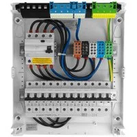 Doktorvolt Stromverteiler Sicherungskasten Hager Aufputz 10xMCB 1xRCCB 2x12 Verteilerschrank VDE