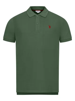 U.S. Polo Assn. Herren Basic Poloshirt kurzarm mit Stretchkomfort