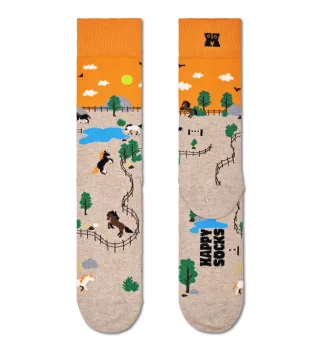 happy socks - Horse Sock Orange - Gr. - 38