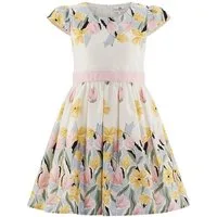 happy girls Sommerkleid mit Deko-Schleife und Nahtreißverschluss im Rücken