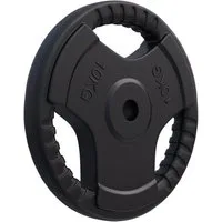 GORILLA SPORTS Hantelscheibe Hantelscheibe 30/31 mm Gummi Gripper 1,25-25 KG, 10 kg, (1-tlg)