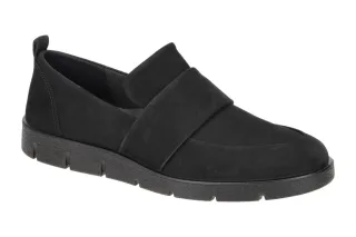 Ecco 28230302001 Bella Damen Slipper Schwarz Nubuck PU-Laufsohle