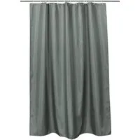 ZOLLNER Duschvorhang Breite 180 cm (Set), 100% Polyester, Anti-Schimmel-Effekt