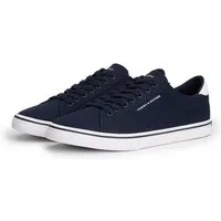 Tommy Hilfiger VULC CORE LONG LACE Sneaker Freizeitschuh, Halbschuh, Schnürschuh mit Kontrastbesatz an der Ferse
