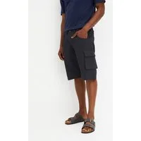 bonprix Cargobermudas aus Baumwolle, Relaxed Fit, mit Minimalmuster, im Casual Stil