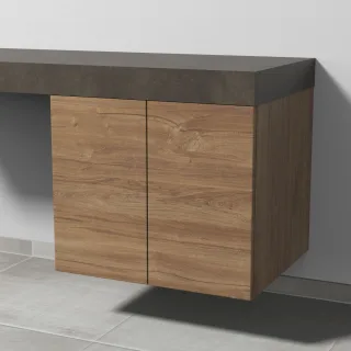 Sanipa Anbau-/Solitärschrank 2morrow (P2392) 510x600x520 Eiche-Kansas, P239259 P239259