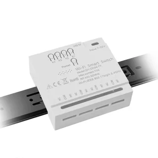 4CH Tuya WiFi Relay Smart Wireless Switch Module 4 Channels 7-32V 85-250V 2200W RF433 Remote Control 10A 4 Way Receiver