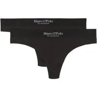 Marc O'Polo Tanga Iconic Rib (2er Pack) elastisch, Feinripp, Cotton-Mix, weich