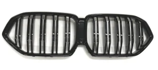 Kühlergrill Sportgrill Grill Gitter in Schwarz Glanz DOPPELSTEG für BMW G06 X6 ab 2019-