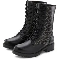 LASCANA Stiefelette mit modischem Druck, Stiefel, Boots VEGAN