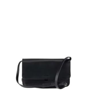 Schultertasche Leder 25x14cm "Classic Premium" schwarz 2620-11 Ruitertassen