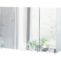 Schildmeyer Spiegelschrank Basic, Spiegelschrank, Made in Germany, B: 120 cm Solide Verarbeitung - Dieses Produkt ist in Deutschland gefertigt