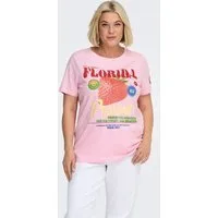 ONLY CARMAKOMA Kurzarmshirt CARBOLETTE LIFE REG S/S TOP BOX JRS