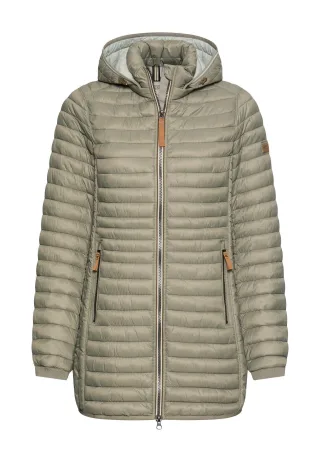 camel active - Wasserabweisende Steppjacke mit 2-Wege Reißverschluss sage - Gr. - 38