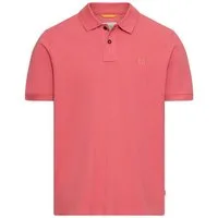camel active Poloshirt normale Passform, Polokragen, 2-Knopf-Form, mit Logo-Stickerei