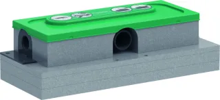 Hansgrohe uBox Universal GK für Duschrinnen Ablaufgehäuse für flache Installation, 01000180 01000180
