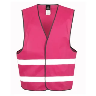 SAFE-GUARD by Result - "Core Enhanced" Hi-Vis Weste für Herren/Damen Unisex (Himbeere)