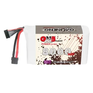 GAONENG GNB 6S 22.2V 8000mAh 10C XT60 Li-ion Battery made with Li-ion Lithium Ion 21700 for 300mm-380mm FPV Chimera7 Pro