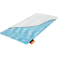 Meos, Topper Gel-Schaum Topper für Matratzen und Boxspringbetten, 6 cm hoch, Gelschaum, Made in Germany, Druckentlastend & Atmungsaktiv, Bezug waschbar