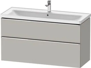 Duravit D-Neo Waschtischunterbau wandhängend Betongrau Matt 1184x452x625 mm - DE4391010070000 DE4391010070000