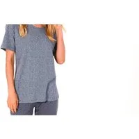Normann Relaxanzug Damen Shirt Oberteil kurzarm Mix & Match Minimalprint