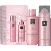 Rituals Pflege-Geschenkset Rituals The Ritual of Sakura Mini Body Care Set, 2-tlg., Pflegeset mit Duschöl und Körpermousse in Reisegrößen