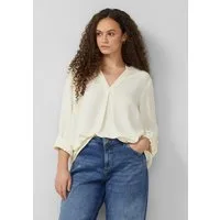 QS Langarmbluse Bluse Tunikabluse