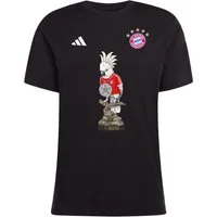 adidas Performance T-Shirt FC Bayern München, T-Shirt Meister 2026, Damen, Schwarz