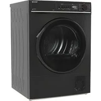 Sharp Wärmepumpentrockner KD-PRO8S7GBC-DE, SoftTouch-Bedienung mit LED-Display, Trommelbeleuchtung, WiFi