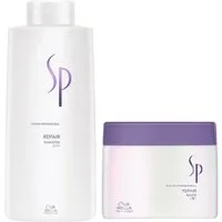 Wella SP Haarpflege-Set Repair Geschenkset Shampoo 1000 ml + Mask 400 ml