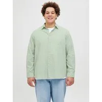 Jack & Jones PlusSize Langarmhemd JJEBREEZE SHIRT LS SN PLS mit Hemdkragen