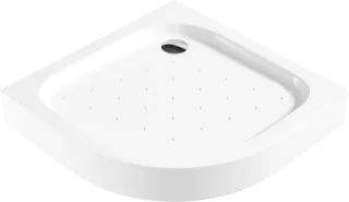 Neuesbad Halbrunde Duschwanne, Acryl, 80 cm NB1DEKTA054B1