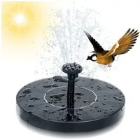 FELIXLEO Teichpumpe Solarpumpe Solar Springbrunnen 1.5 Watt Wasserspiel Teichpumpe Fontäne (1-tlg)