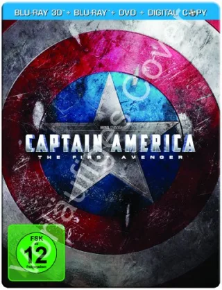 Captain America - The First Avenger (+ Blu-ray + DVD + Digital Copy) - (Steelbook) - [Blu-ray 3D]