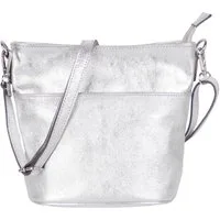 MIRROSI Umhängetasche Damen, Crossbody Bag, Echtleder Made in Italy (1 Tasche 2 Gurte oder Basic Version 1 Tasche 1 Gurt), 24x18x12cm (BXHXT)