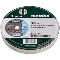 Trennscheiben 115x1,0x22,23 Inox, 100 Jahre 10 Stück
