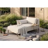 Kaiser Möbel Chaiselongue für Terrasse und Garten, Stoff Sunlight, SUNMEE, Outdoor-Premiumstoff, Wetterbeständig, Lounge-Design