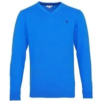 U.S. Polo Assn. Strickpullover Pullover Strickpullover V-Neck (1-tlg)