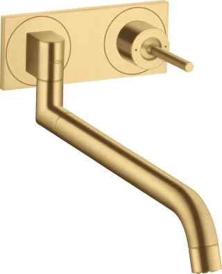 Hansgrohe Spültischmischer Unterputz Axor Uno 2 Brushed Gold Optic 38815250
