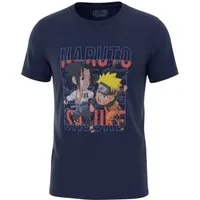 Naruto T-Shirt Naruto & Sasuke Kurzarmshirt aus Baumwolle Gr. S - XXL
