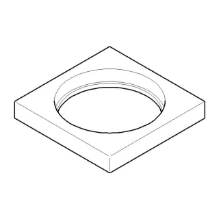 Dornbracht Rosette EHM-WT MEM - chro 092778007-00 60x60x25_chrom