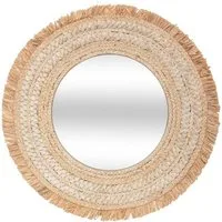 Atmosphera Créateur d'intérieur Wandspiegel Runder Spiegel CELIA zum Aufhängen, 68 cm
