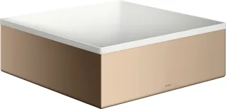 Hansgrohe Aufsatzwaschtisch AXOR Suite Basins&Bathtubs 285x285mm o.Hl.Ül weiss/polished red gold, 42 42002300
