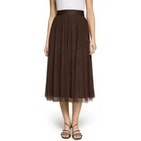 Zero Midirock Damen mit elastischem Bund Material