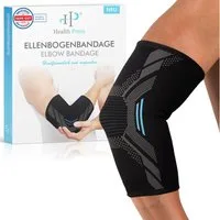 Health Press Ellenbogenbandage Ellenbogenstütze (1er Set), Dermatologisch getestet