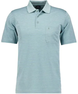 RAGMAN - Softknit-Polo fineliner salbei - Gr. - XL