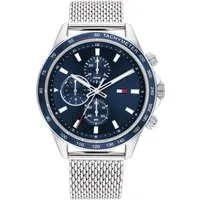Tommy Hilfiger Multifunktionsuhr MILES 1792018, Quarzuhr, Armbanduhr, Herrenuhr, Edelstahlarmband